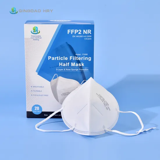 Produttore in stock Maschera respiratore antigocce N95 FFP2