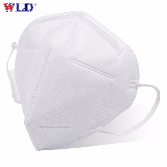 Spedizione DHL 50 PZ Scatola Piega Kn95 Maschera N95 Maschera riutilizzabile Maschere protettive per la bocca Maschere per il viso Filtrazione al 95% Anti-polvere Bianco